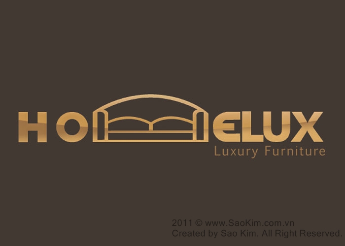 Thiết kế logo nội thất HomeLux