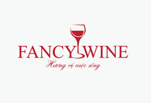 Thiết kế logo rượu Fancy Wine