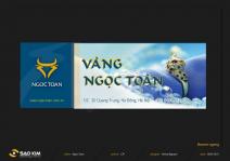 Banner ngang thương hiệu vàng bạc Ngọc Toàn