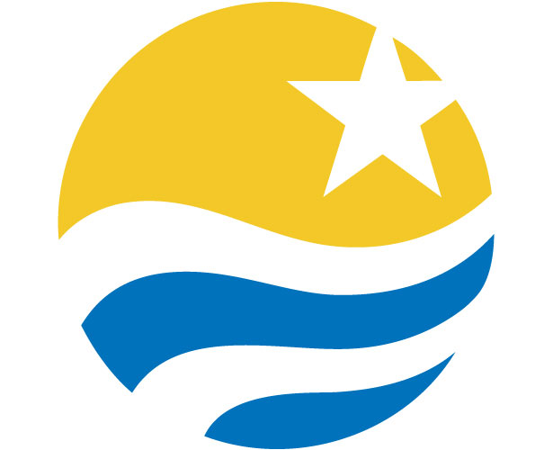 Mẫu thiết kế logo hình tròn của Vattenfall