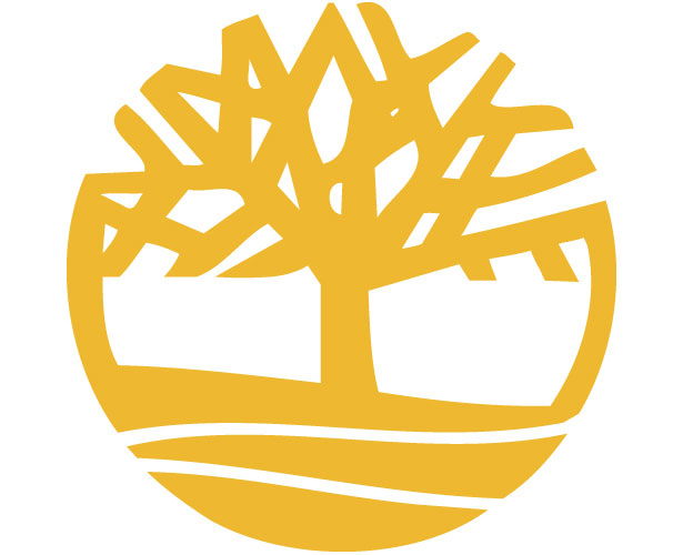 Mẫu thiết kế logo hình tròn của timberland