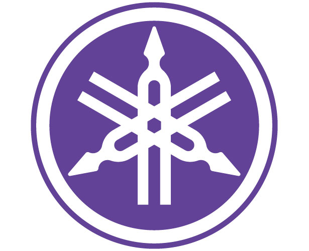 Mẫu thiết kế logo hình tròn của yamaha