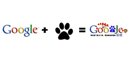 Ý tưởng hài hước về thiết kế logo Google